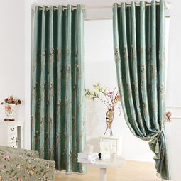 美簾美居 綠意盎然的布藝新中式，齊家網(wǎng)產(chǎn)品庫中的植物花卉窗簾全解析